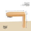 bremermann Bamboo Magnetic Soap Holder - Free Hanging Soap Through