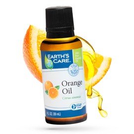 Earth's Care Orange Oil - 100% Pure Sweet Orange Essential Oil for Use in Aromatherapy - 1 Fl OZ