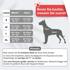 COMSLE Hundegeschirr No Pull Verstellbares weiches gepolstertes Hundegeschirr, Schwarz S