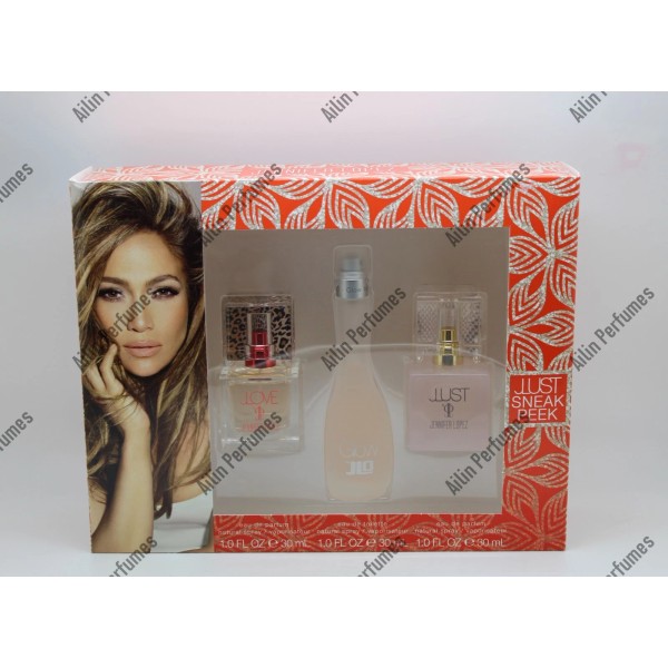 JLO Jennifer Lopez JLove + JLust + Glow EDP +