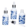 BUGUUYO 3pcs Mini Oil Dropper Bottles Ceramic Body 30ml Essential