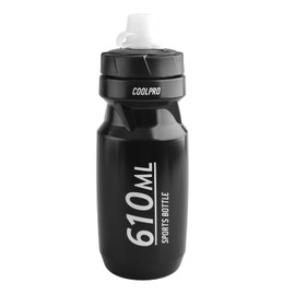 TRIWONDER Sports Water Bottle 610 ml 710 ml BPA-Free Sports Bottle Bicycle and Mountain Bike Water Bottle for Bicycle, Fitness, Outdoor, Jogging (Black, 610 ml)