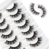 3D False Eyelashes, Cat Eye, Wispy, Natural Short False Eyelashes,