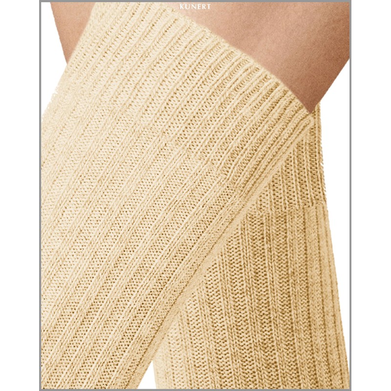 KUNERT Winter Dreams Women's Socks - Rib Soft, Winter white