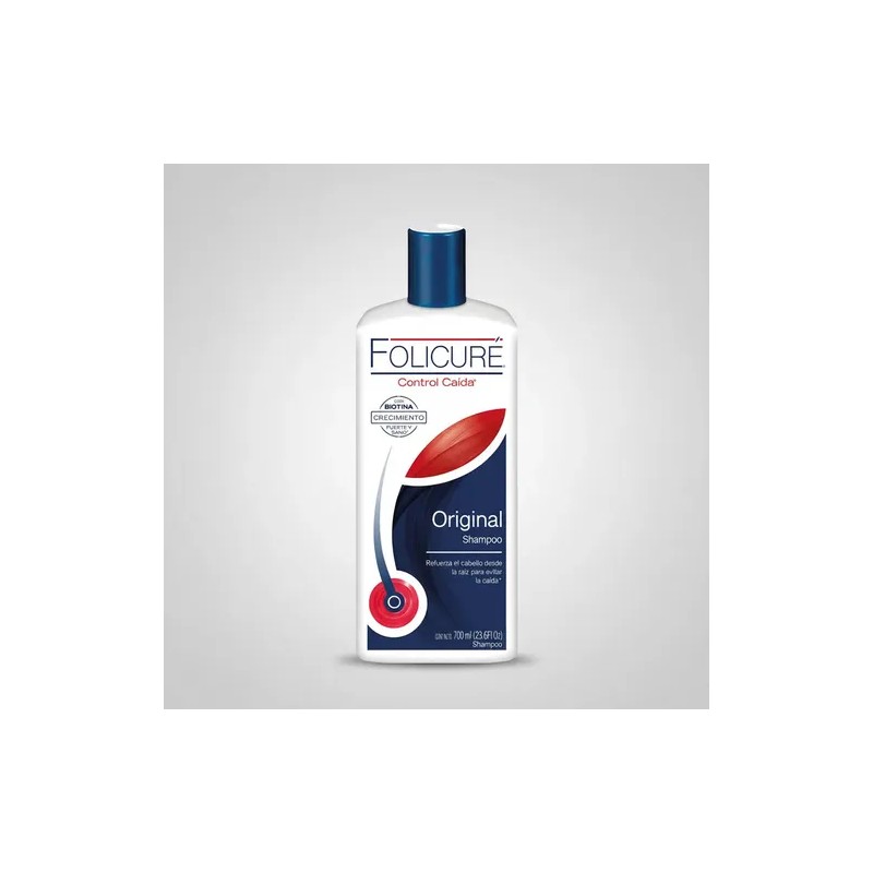 2 Pzs Folicure Shampoo Original 700ml