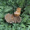Vivid Arts - Harvest Mouse on Driftwood - Garden Decoration