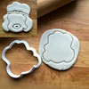 Sweet Prints Inc Flapper Girl/Face (outline) Cookie Cutter - Dishwasher