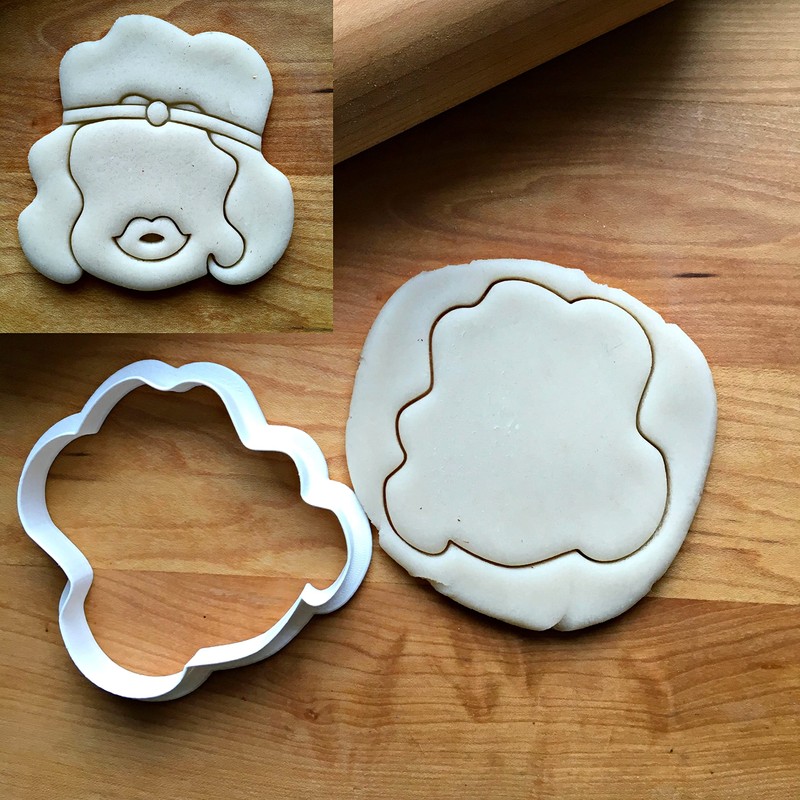 Sweet Prints Inc Flapper Girl/Face (outline) Cookie Cutter - Dishwasher
