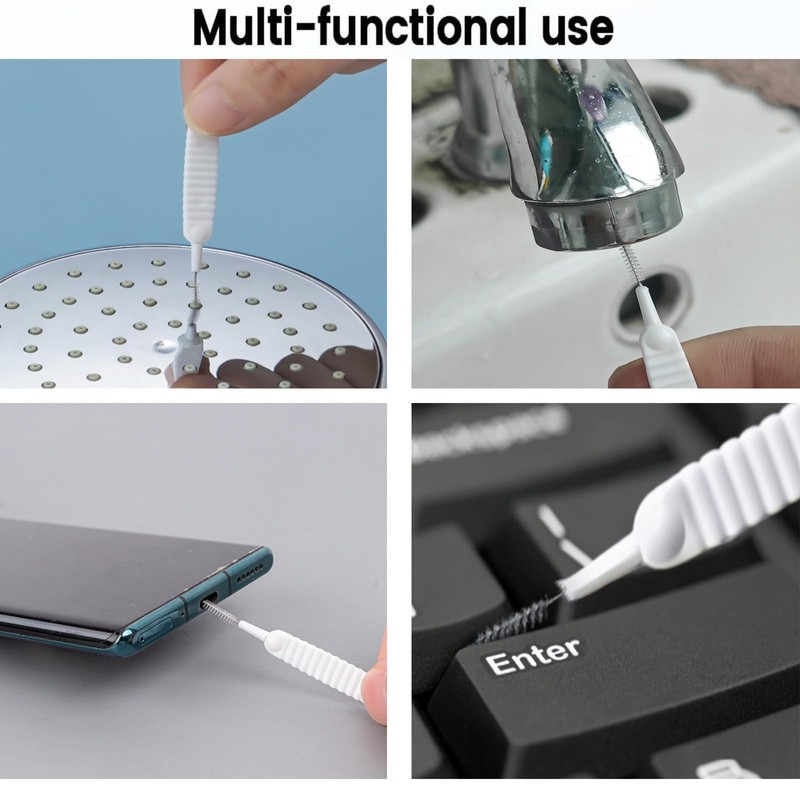 20 Pieces Shower Head Cleaning Brush for Small Hole, 2026