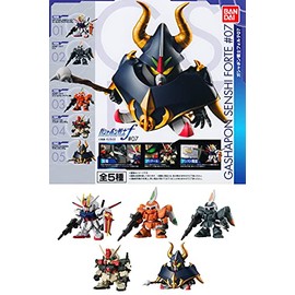 Mobile Suit Gundam Gashapon Warrior Forte #07 (Complete Set of 5 Types)