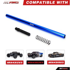RCAWD New Edition Lightweight Center Driveshaft for Arrma 1/10 Big Rock Drive Shaft 3S blx Upgrade Parts Bule