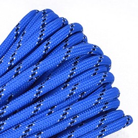 10', 25', 50', 100' Hanks or 250', 1000' Spools of Parachute 550 Cord Type III 7 Strand Paracord - Star Gate - 10 Feet