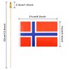 Newperlite Norway Stick Flag Norwegian Small Mini Hand Held Flags