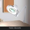 Brightech LightView Pro Magnifying Desk Lamp, 2.25x Light Magnifier with