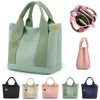 MINGRI Canvas Tote Bag for Women,Small Tote Bag with Zipper