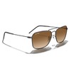 MERRY'S Retro Metal Square Aviator Polarized Sunglasses for Men Women