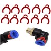 Retaining Ring Set of 10 for Pneumatic Push-Fit Connection with