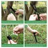 GOLOVENLD 4Pcs Windproof Tree Belt Nylon Fixed Strap Garden Fixing