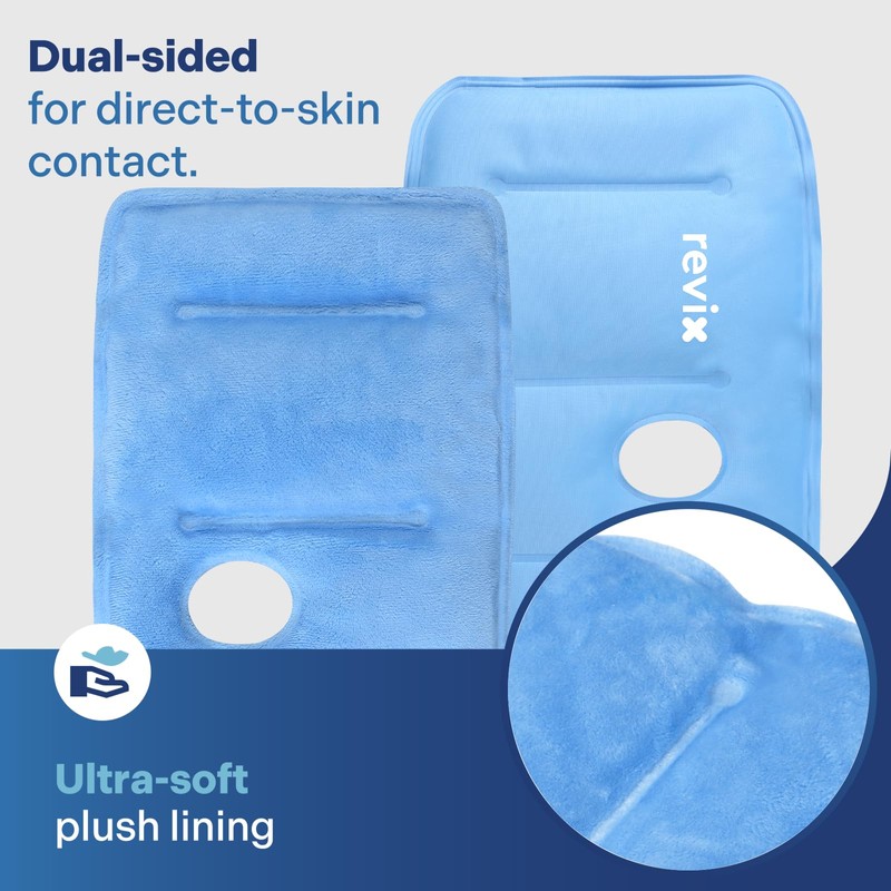 REVIX Wrist Ice Pack Wraps for Carpal Discomfort Soothing (2-Piece