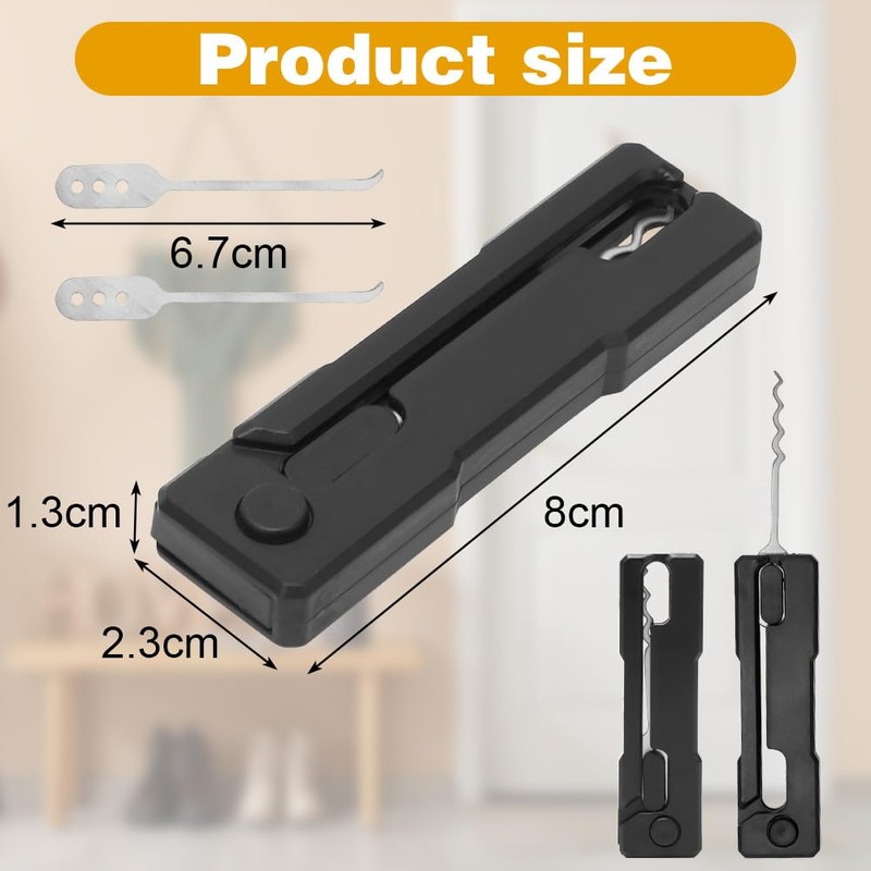 Gohytal Lock Picking Tool, Lockpicking Set aus ABS+ Rostfreier Stahl