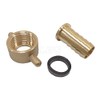 Brass Female 3/4" BSP Cap & 3/4" Hose Tail