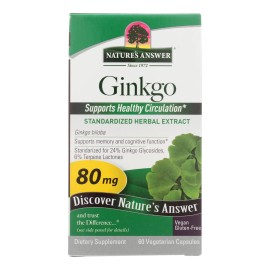 UD_Nature's Answer - Ginkgo Leaf Extract - 60 Vegetarian Capsules