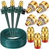 Landical Above Ground Irrigation Garden Sprinkler System 3 Pack Lawn