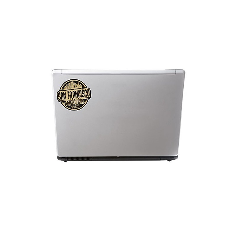 2 x 10cm San Francisco USA California Sticker Car Laptop