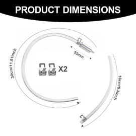 Pence & Moon Collective Motorcycle Brake Bleeding Kit, Universal Brake Bleeder Clutch Bleeding Hose One Way Valve Tube Bleeding Tool Kit Tube Bleeding Tool for Car Motorbike Motorcycle