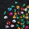 uxcell 20Pcs Heart Sew on Rhinestone, 12x12mm Heart Crystal Glass