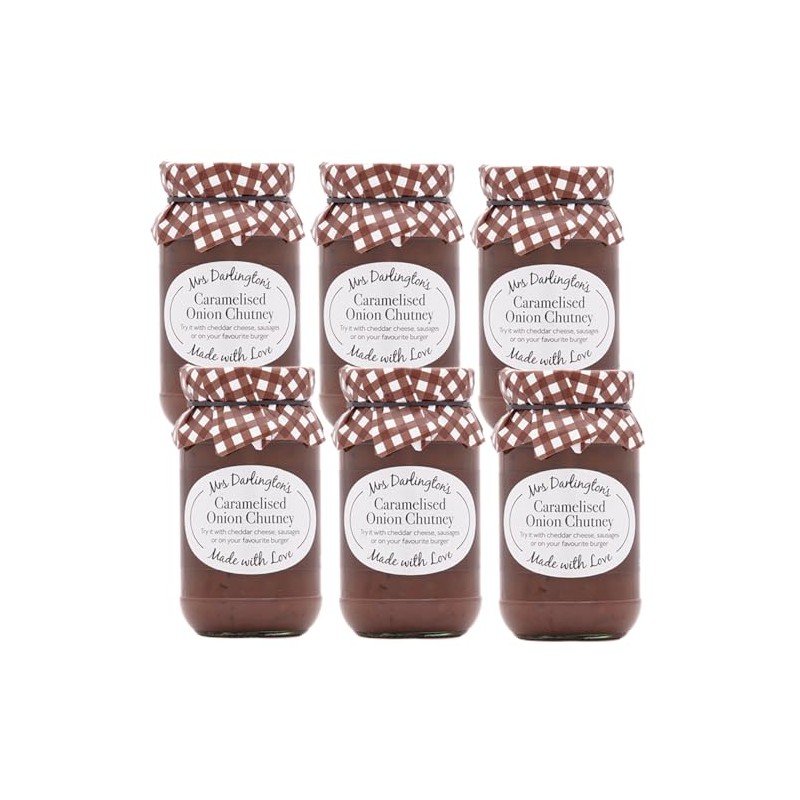 Mrs Darlington's Caramelised Onion Chutney - 312g - Pack of