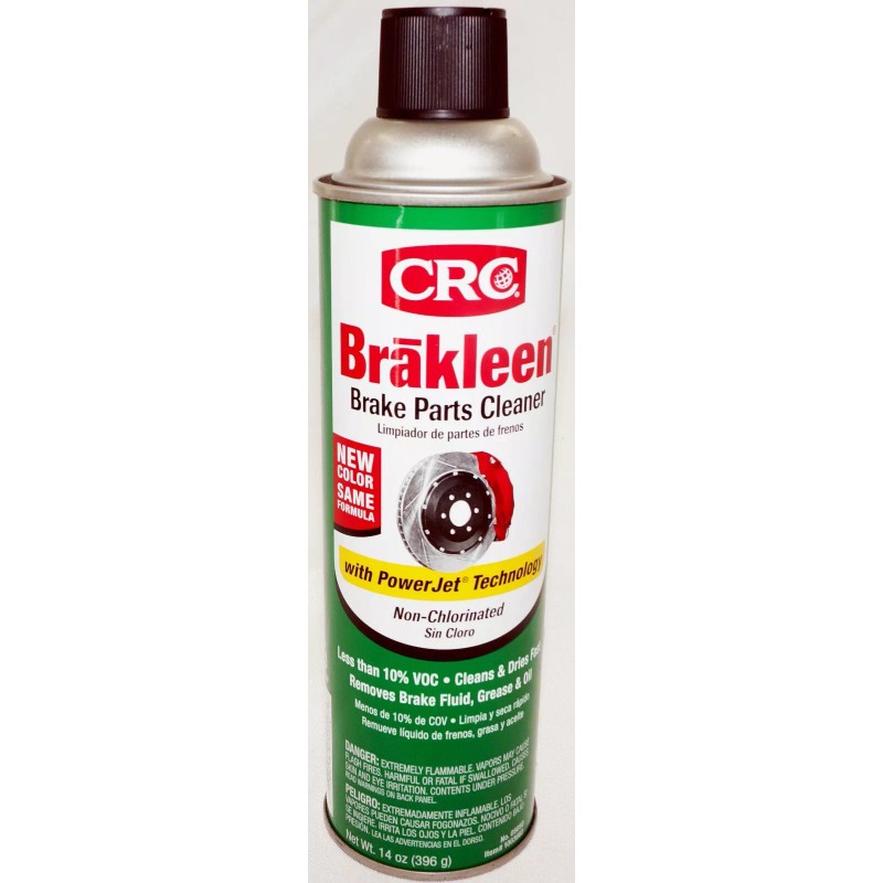 CRC Brakleen Brake Parts Cleaner 14oz w/ PowerJet Technology Spray