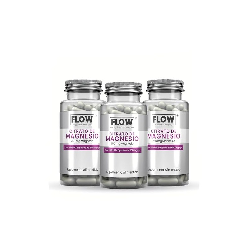 Citrato de Magnesio 250 mg - 3 Pack (270 cápsulas)