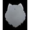 Zeckos White Arctic Wolf Head Wall Mount Sculpture