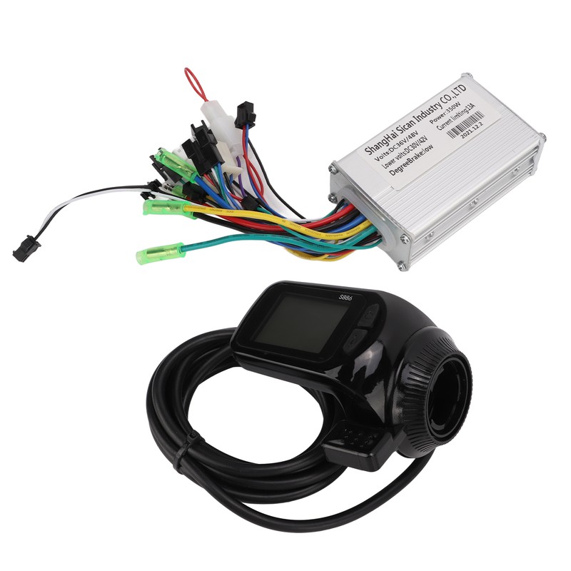 36/48V 350W Brushless Motor Controller with LCD Display Panel for