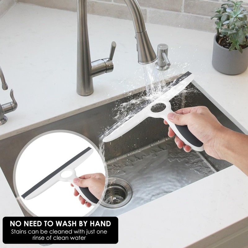 1PCS Shower Squeegee Lightweight Easy to Clean Shower Bathroom Sturdy