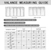 JIUZHEN Blackout Valance Short Curtains for Kitchen - Rod Pocket