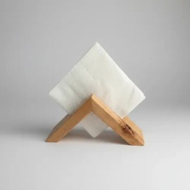 Servilletero Minimalista En Madera Preciosa Recuperada                                                                                                