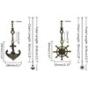 Hyamass Ceiling Fan Pull Chain Extenders with Charm Pendant -