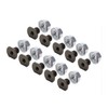 Threaded Nut Insert, 1/4-20 in ID, 3/8 in OD, Steel,