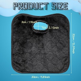 ZKFSIE Baby Car Seat Protector, Toddler Potty Training Pad Car Seat Liner, Black Waterproof & Absorbent & Anti-slip Seat Car Pad for Toddler Baby Kids Potty Training
