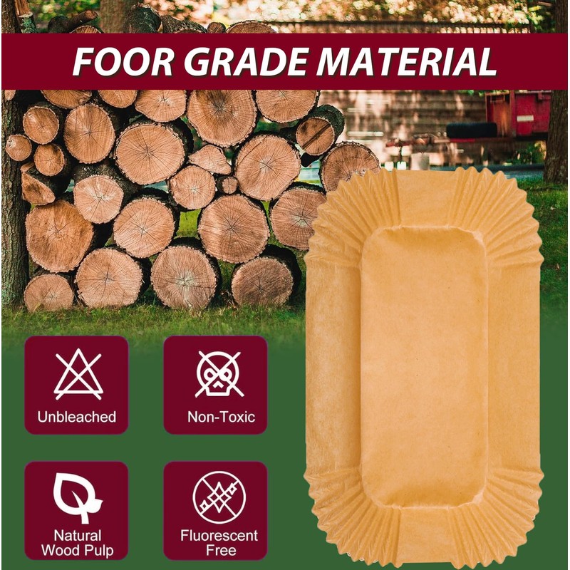 ZOWVAAM Loaf Pan Liners, 2lb Loaf Pan Parchment Liners for
