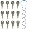 12PCS CH501 Ignition Keys,Toolbox Keys Replacement for from CH501 Truck