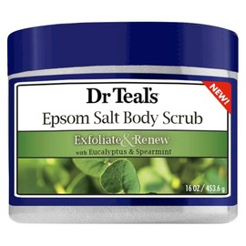 Dr Teal 's Exfoliar & Renew Eucalipto & Spearmint Epsom Sal Peeling Corporal 16 Oz