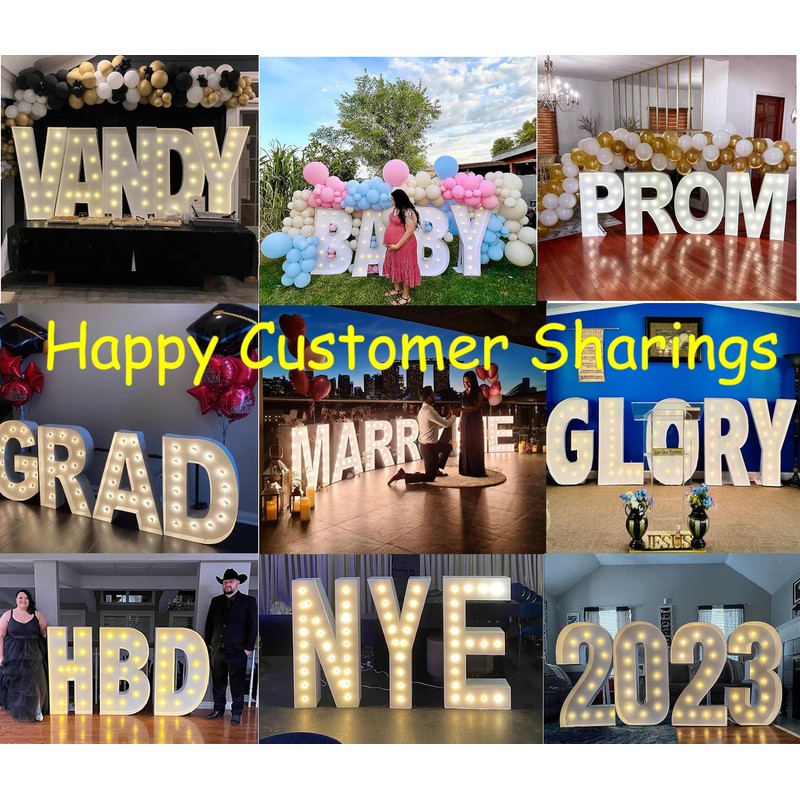 3FT Marquee Light Up Letters C, Big Marquee Letter for
