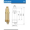 FEINER® Pop-Up Drain Valve, Compression Spring Element, Replacement for Brass