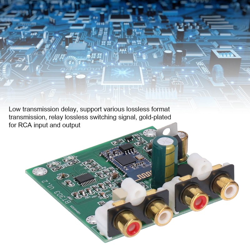 Bluetooth 5.0 Decoder Board Adapter Converter Module AC6‑12V/DC7‑15V