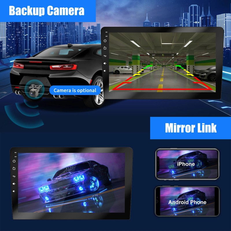 ESSGOO For Mitsubishi Lancer 2007-17 Apple Carplay Android 13 Car