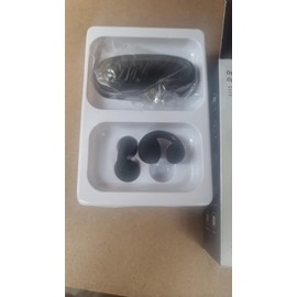 Ear Conduction Earring Type Sports Clip Headphones, Wireless Open Ear-clip Bluetooth Running Earring Cycling Earphones, Mini Pain-Free Noise Cancelling Touch Control workout Ear set. (Black)