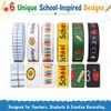 Teacher Appreciation Ribbon 6 Rolls with Stickers & Scissors